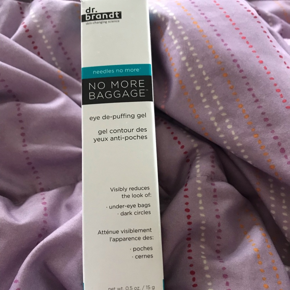 New. Dr. Brandt eye de-puffing gel
